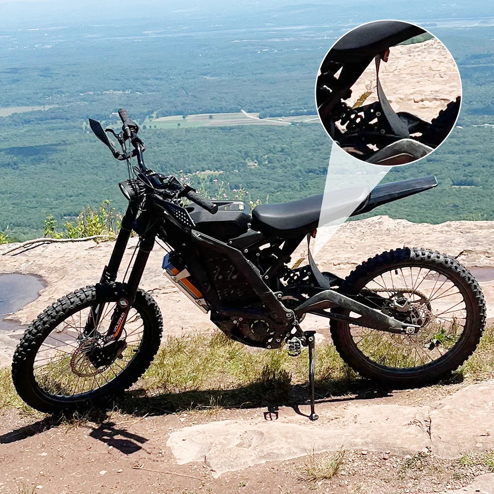Motorcycle Rear Shock Absorption Mud Guard Rear Shock-absorbing Dust Cover Fender For Sur-Ron Surron Light Bee Segway X260 RISE DEFENSE SYSTEMS.AI PRODUCTS