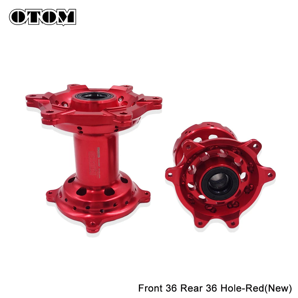 OTOM 36/32 Holes Motorcycle Front Rear Wheel Hub CNC Aluminum For HONDA CR125 CR250 CRF250R CRF450R CRF250X CRF450X Accessories RISE DEFENSE SYSTEMS.AI PRODUCTS