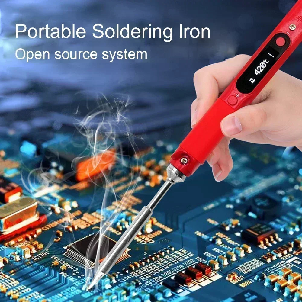 Pine64 BB2 Pinecil V1 Soldering Iron TS B2 Portable TYPE-C Jack For Welding Tools Constant Temperature Intelligent Maintenance RISE DEFENSE SYSTEMS.AI PRODUCTS