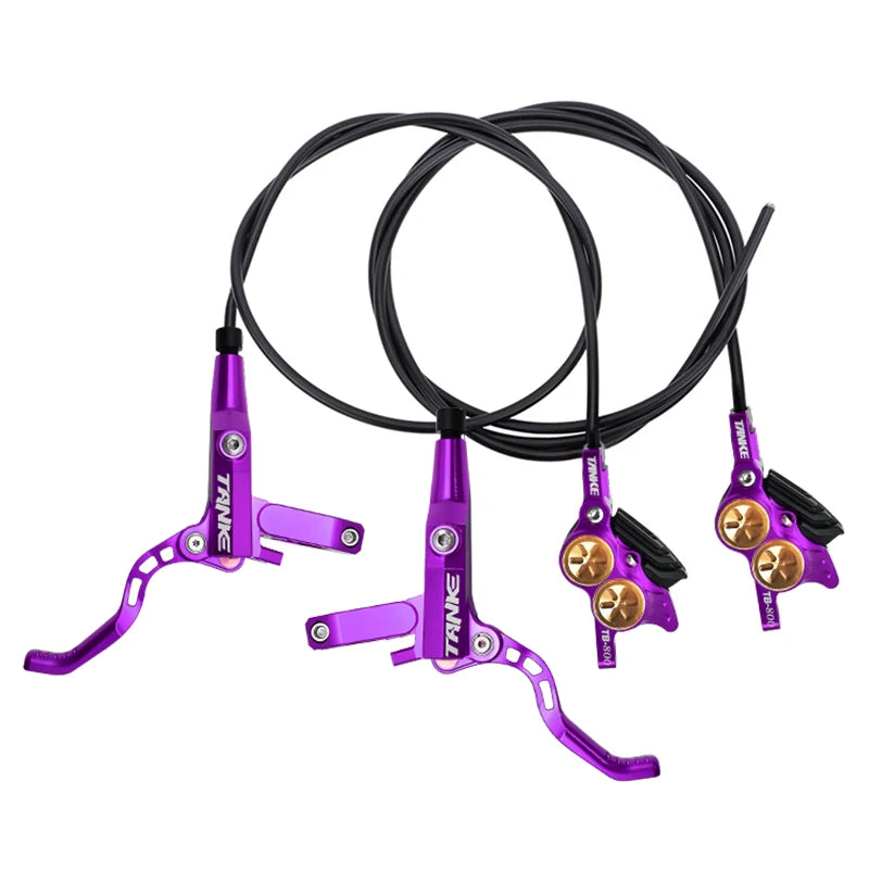 TANKE MTB 4 Piston Hydraulic Disc Brake 900/1700mm 4 Piston Resin Brake Pads Oil Pressure AM DH Road MTB Ultralight Disc Brake RISE DEFENSE SYSTEMS.AI PRODUCTS
