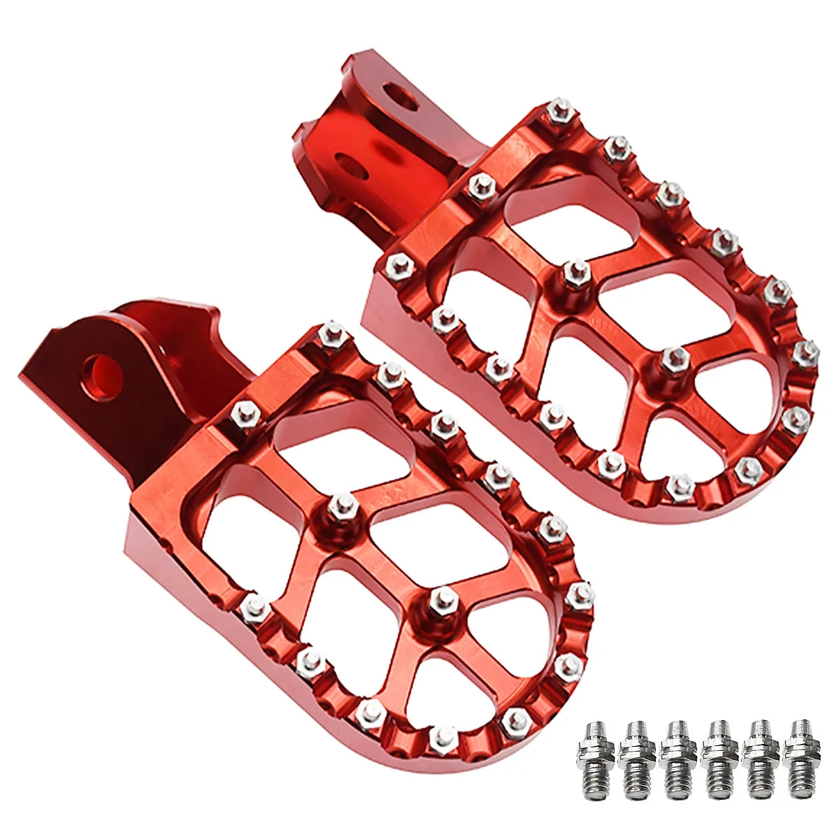 Motorcycle CNC Footpegs Foot Pegs Rests Pedals For Sur-Ron Surron Sur ron Light Bee S Light Bee X Off-Road Electric Foot Pedals RISE DEFENSE SYSTEMS.AI PRODUCTS