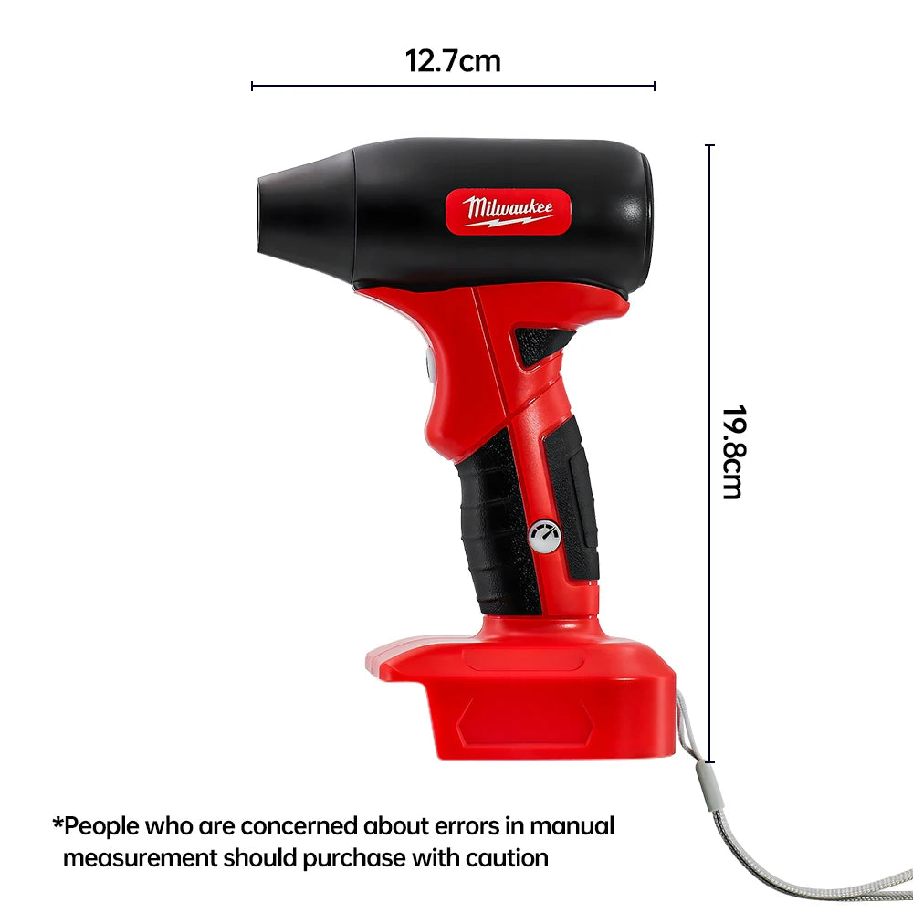 Milwaukee Mini Turbo Jet Fan Electric Air Duster Adjustable wind speed Turbo Violent Blower Rechargeable with Light Car Cleaning RISE DEFENSE SYSTEMS.AI PRODUCTS