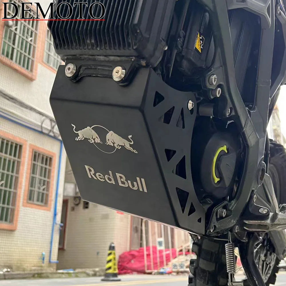 For Sur-Ron Ultra Bee Electric Motorcycle Engine Guard Aluminum Alloy Chassis Fender Protection Cover Skid Plate Pan Protector RISE DEFENSE SYSTEMS.AI PRODUCTS