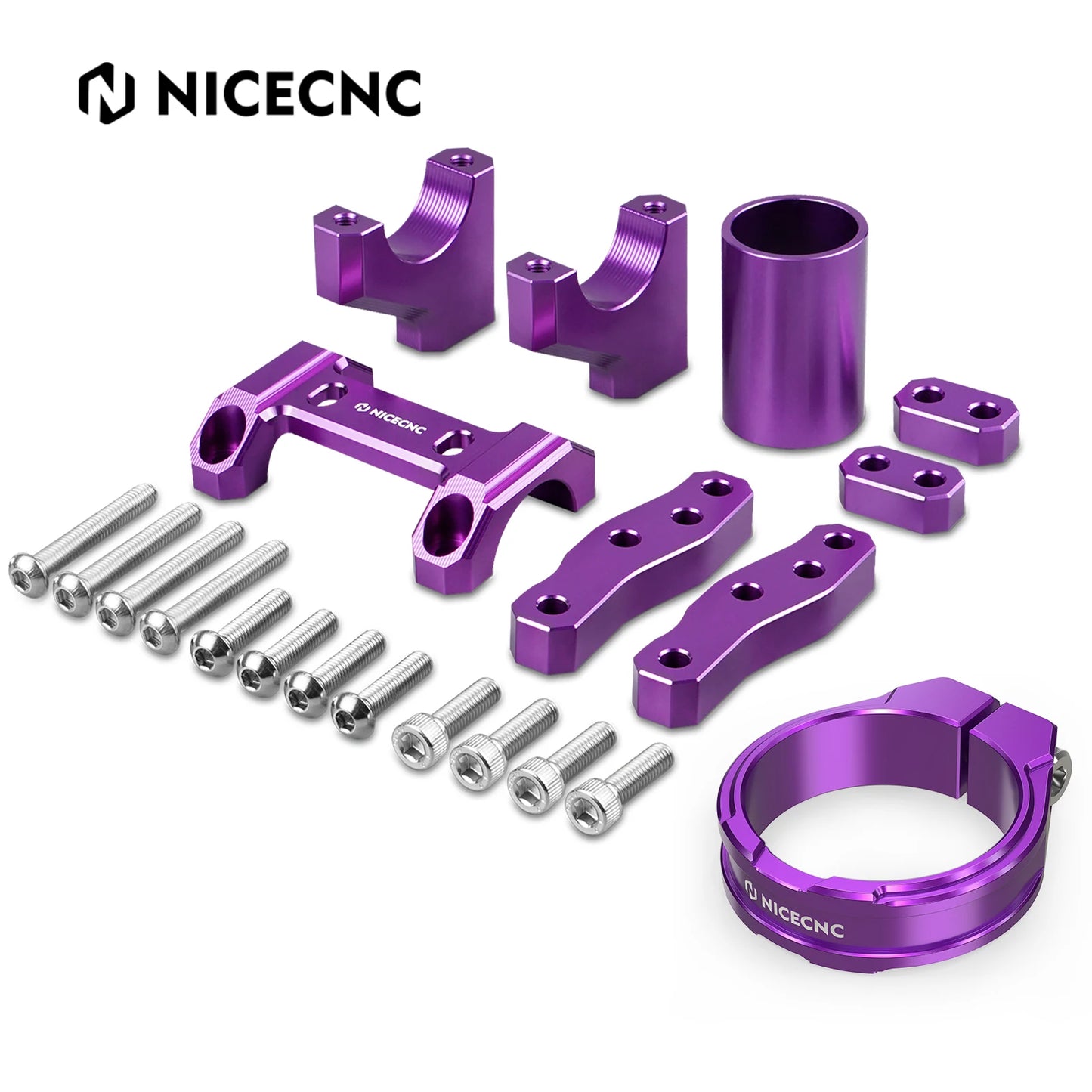 For Surron Light Bee X Handlebar Bar Riser Mount Bracket Head Tube Frame Brace For Sur-Ron Light Bee X S L1E Segway X 160 X260 RISE DEFENSE SYSTEMS.AI PRODUCTS