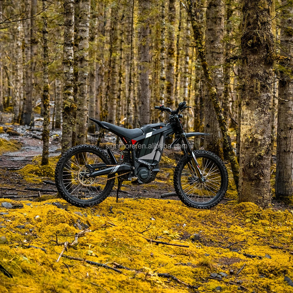 Powerful electric dirt bike 8000w rerode r1 35ah cheap electric motorcycle suron 72v RISE DEFENSE SYSTEMS.AI PRODUCTS