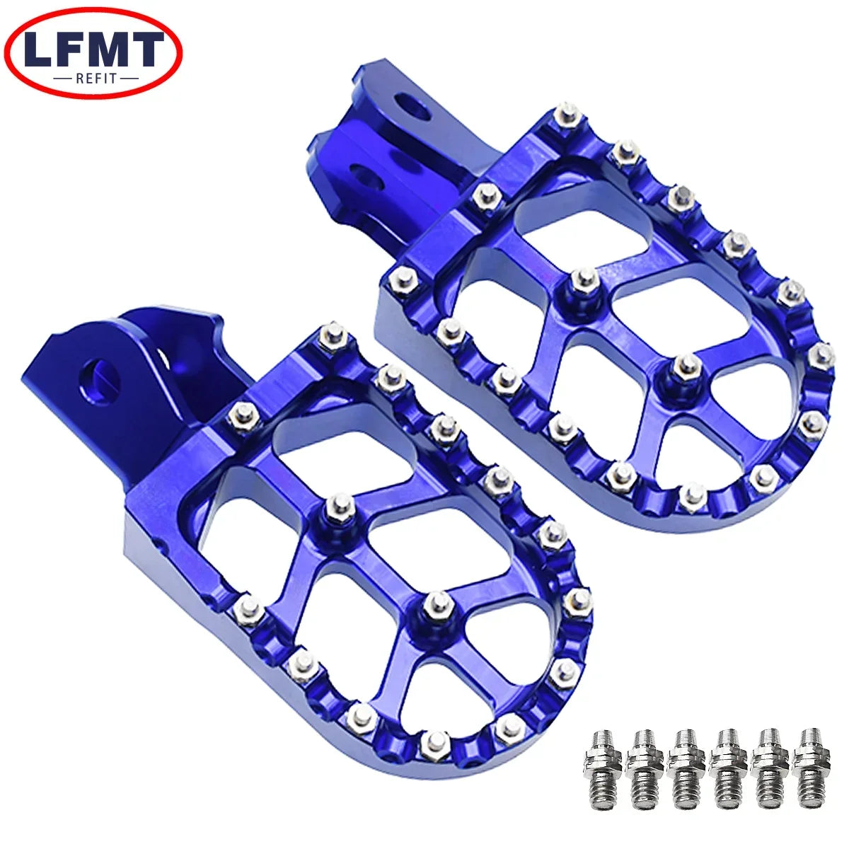 Motorcycle CNC Footpegs Foot Pegs Rests Pedals For Sur-Ron Surron Sur ron Light Bee S Light Bee X Off-Road Electric Foot Pedals RISE DEFENSE SYSTEMS.AI PRODUCTS