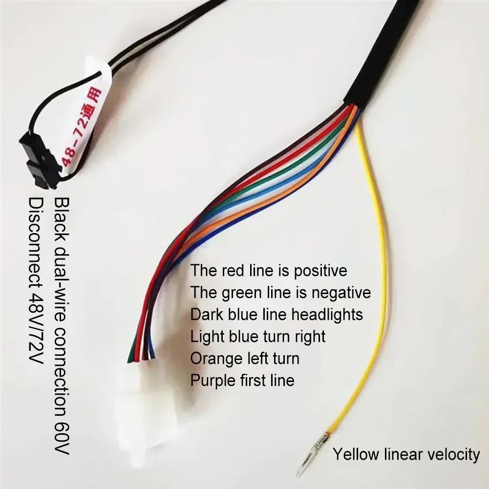 48V-72V Ebike Colorfull LCD Display Meter Speed Control Panel For EBike Electric Scooter Electric Bicycle Accessories RISE DEFENSE SYSTEMS.AI PRODUCTS