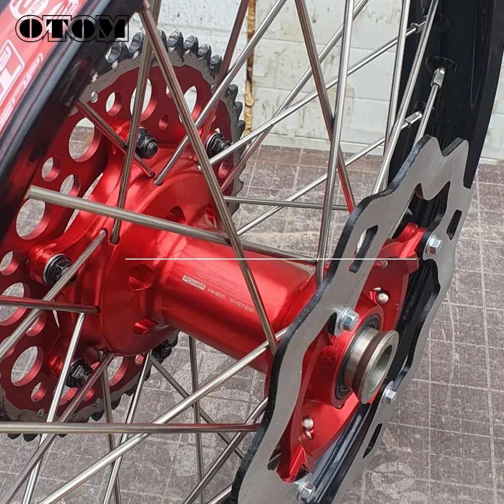 OTOM 36/32 Holes Motorcycle Front Rear Wheel Hub CNC Aluminum For HONDA CR125 CR250 CRF250R CRF450R CRF250X CRF450X Accessories RISE DEFENSE SYSTEMS.AI PRODUCTS