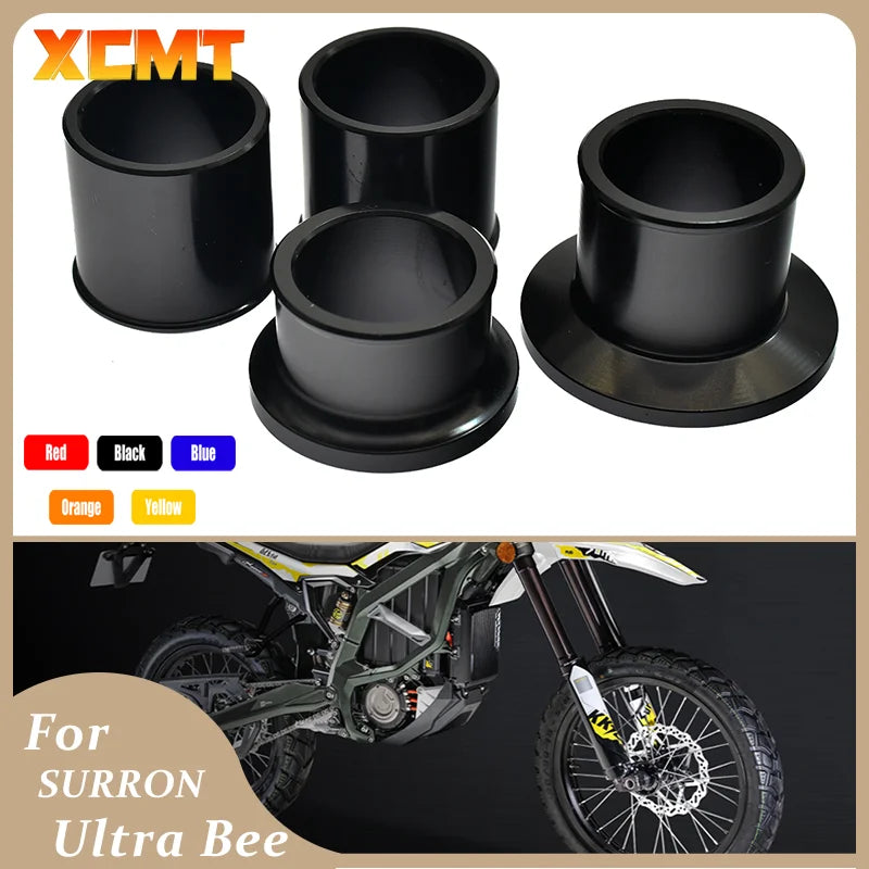 Motocross CNC Aluminum Electric Accessories Front Rear Wheel Axle Hub Spacer for Ultra Bee SurRon UltraBee Universal Parts RISE DEFENSE SYSTEMS.AI PRODUCTS