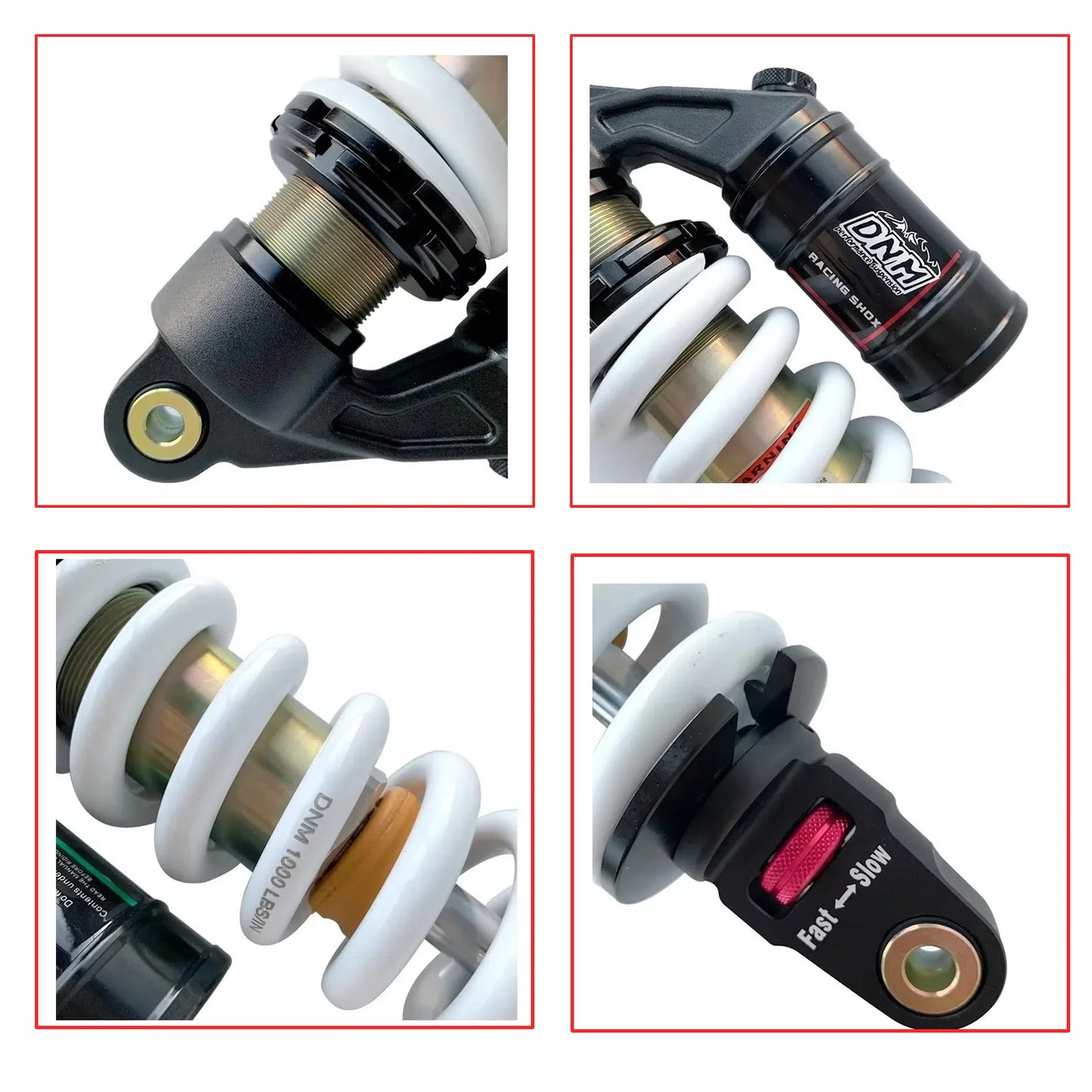 Original DNM MT-RC 310mm 1000lbs Motorcycle Rear Shocks Absorber Suspension for Honda CRF100 Kawasak Pit Dirt Bike ATV Motocros RISE DEFENSE SYSTEMS.AI PRODUCTS