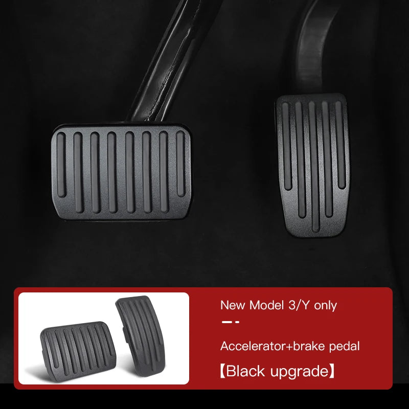 For Tesla Model 3 Model Y 2017 to 2023 Foot Pedal Fuel Brake Pedal Rest Pedal Pads For Tesla Car Accessories RISE DEFENSE SYSTEMS.AI PRODUCTS