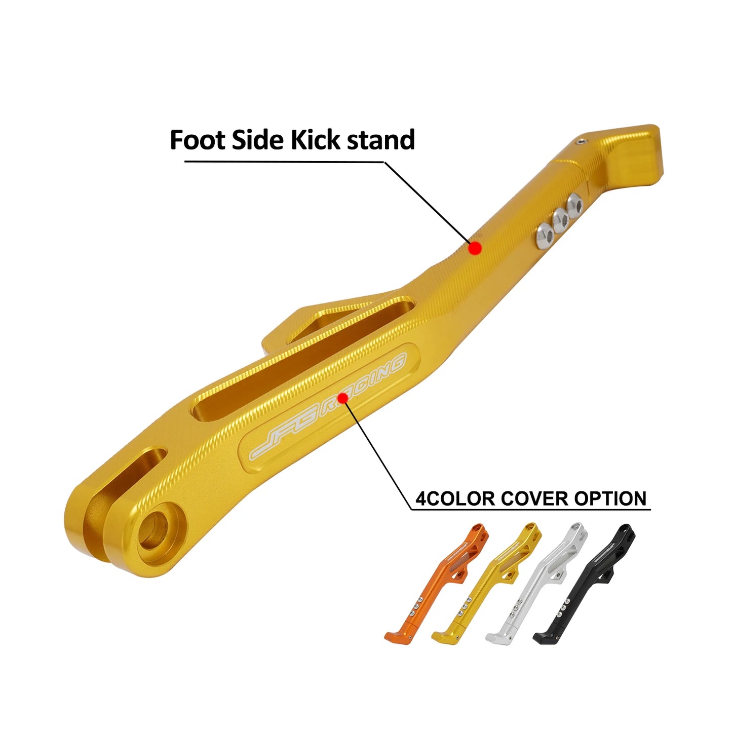 Motorcycle Adjustable Electric Dirt Bike Foot Side Kick Stand Kickstand For Sur-Ron Light Bee S X For Segway X160 X260 160 260 RISE DEFENSE SYSTEMS.AI PRODUCTS
