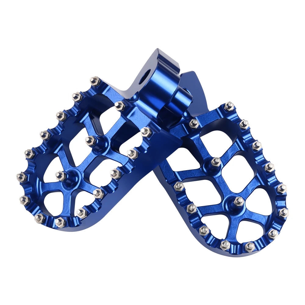 Motorcycle CNC Foot Pegs Footpeg Pedals FootRest For YAMAHA YZ 65 85 125 250 125X 250X 250FX 450FX WR 250F 450F YZF WRF 250 450 RISE DEFENSE SYSTEMS.AI PRODUCTS