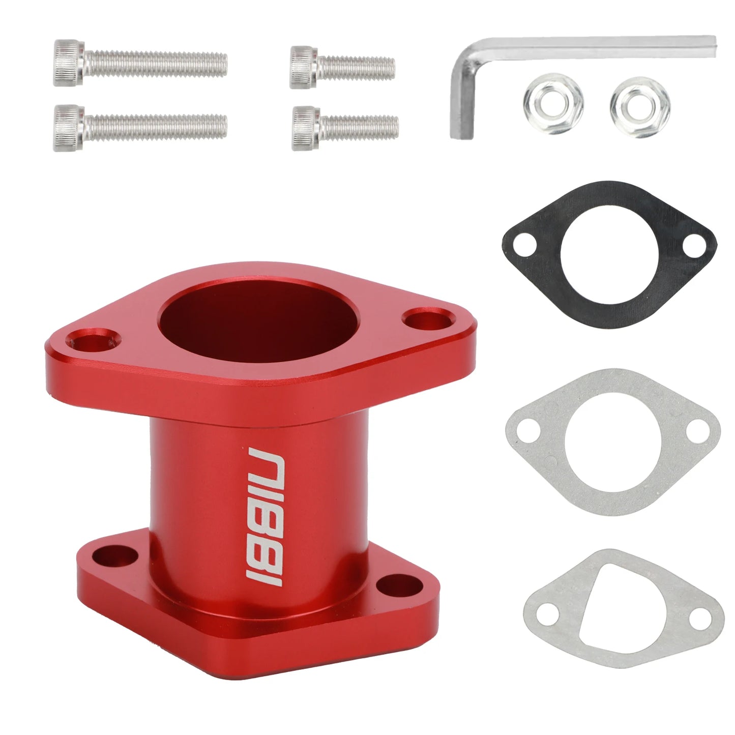 NIBBI Predator212 Intake Manifold Pipe Inlet Honda Motorcycle Racing VM22/VM26 Carburetor Predator196cc 212cc 224cc Engine Part RISE DEFENSE SYSTEMS.AI PRODUCTS