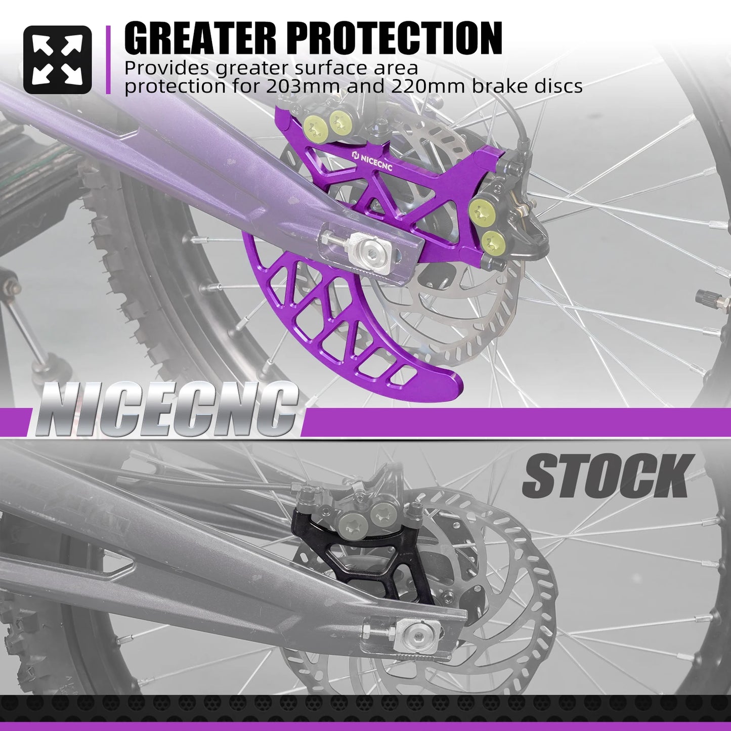 For Surron light bee X Front Rear Brake Disc Guard & Front Fork Leg Guards light bee S L1E Segway X160 X260 Electric Dirt Bike RISE DEFENSE SYSTEMS.AI PRODUCTS
