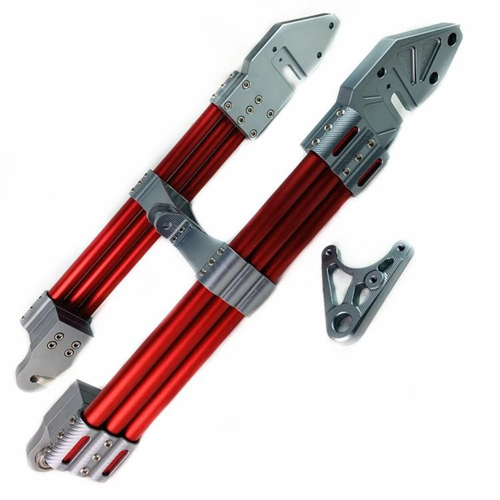 Electric Motorcycle Swing Arm New 3D CNC Adjustable 3-tube Water Pipe Rear Flat Fork Universal For M3 M5 M6 Little Monkey Modify RISE DEFENSE SYSTEMS.AI PRODUCTS