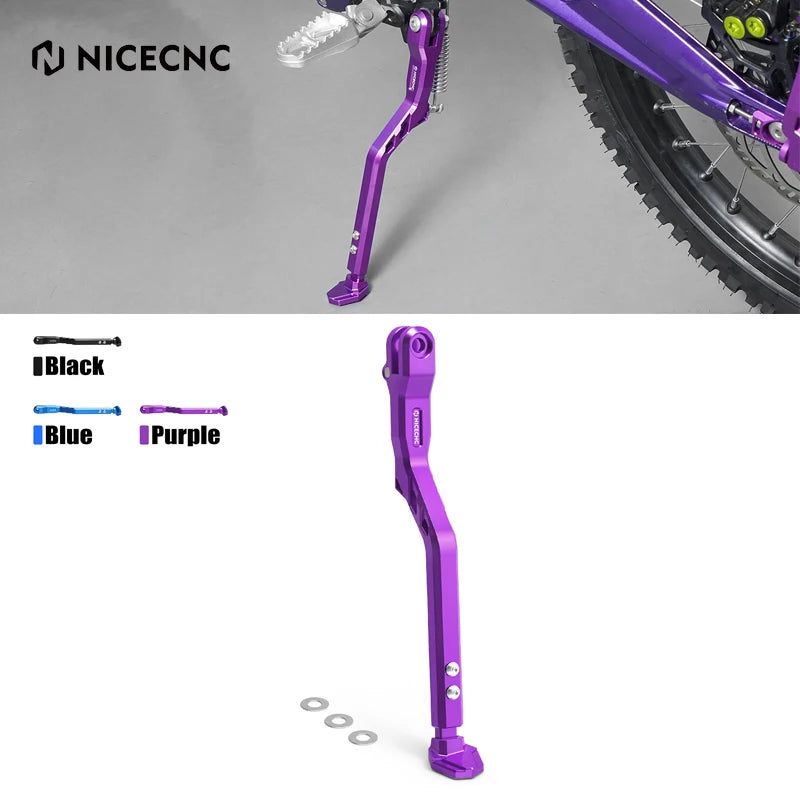 For Surron Light Bee X 8-32MM Adjustable Kickstand Side Stand For SUR-RON Light Bee S L1E Segway X160 X260 Electric Dirt Bike RISE DEFENSE SYSTEMS.AI PRODUCTS