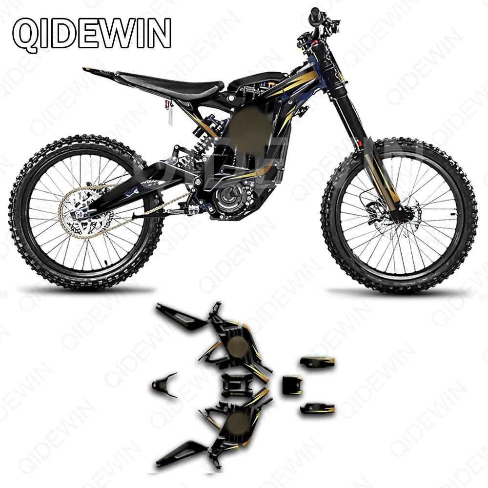 Decorative decals for SURRON Light bee X/S motorcyclesPaint protection filmPersonalized decorative stickers RISE DEFENSE SYSTEMS.AI PRODUCTS