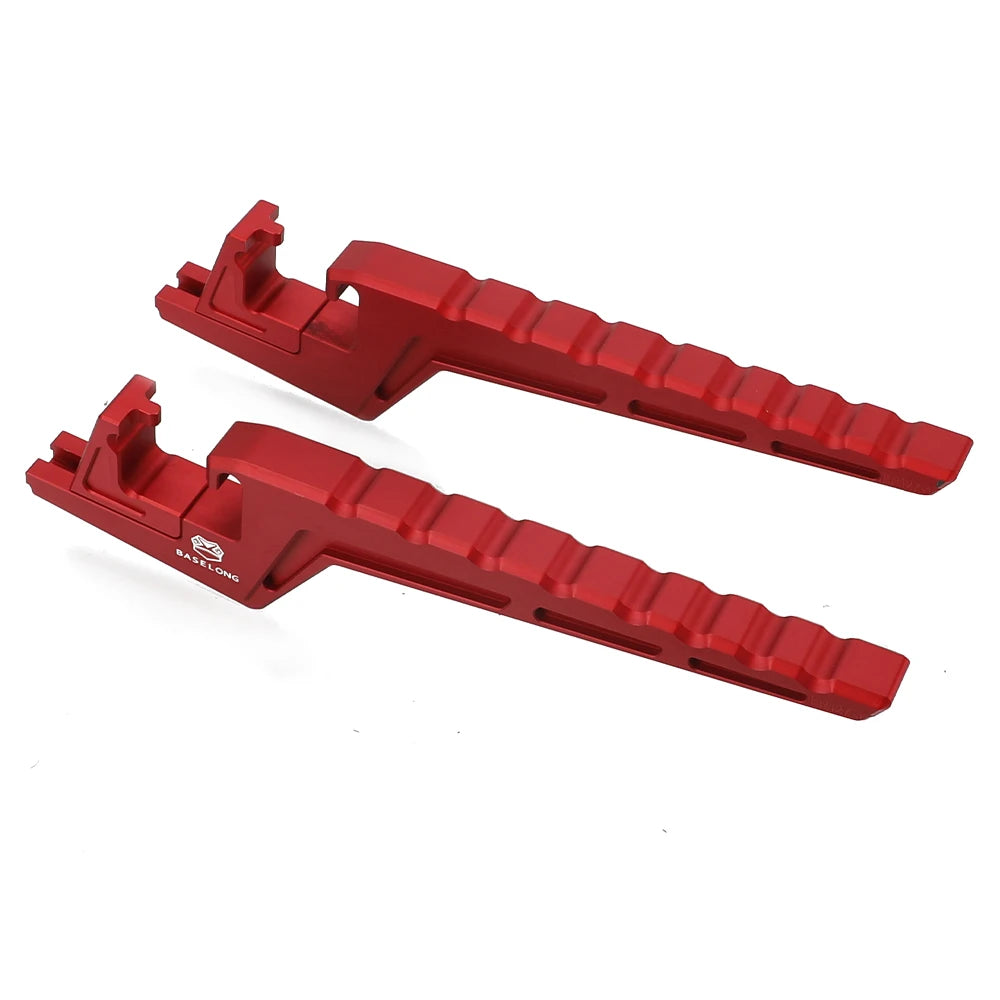 Motorcycle Accessories For Sur-Ron Sur Ron Surron Passenger Foot Pegs Extension Extended Footpegs Motocross Bike Electric Bike RISE DEFENSE SYSTEMS.AI PRODUCTS