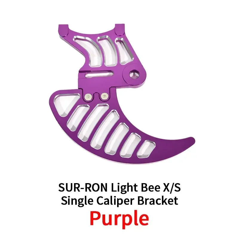 For SURRON Light Bee X Segway X160 X260 Talaria Sting Dual Caliper Mount Shark Fin Disk Disc GuardAlloy Off-road Parts SUR-RON RISE DEFENSE SYSTEMS.AI PRODUCTS