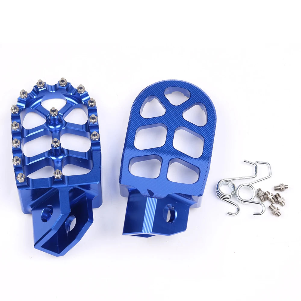 Motorcycle FootRest Footpegs Foot Pegs Pedal For YAMAHA TTR 90 110 125 250 TTR250 YZ80 YZ125 YZ250 YZ WR 200 250 500 Accessories RISE DEFENSE SYSTEMS.AI PRODUCTS