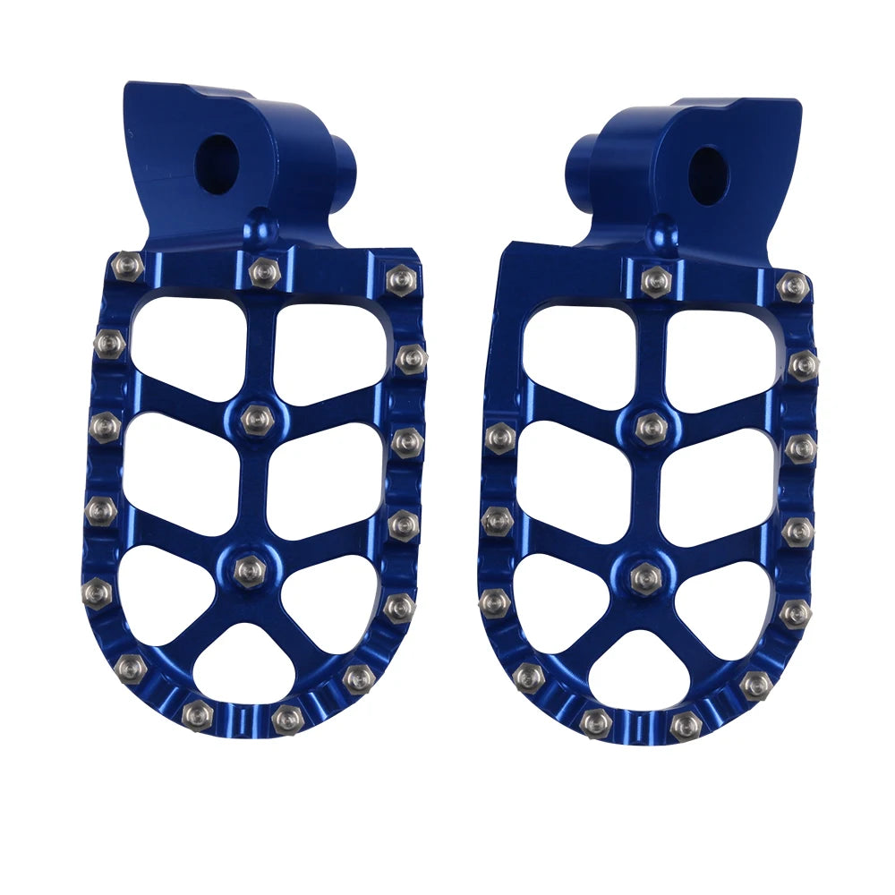 Motorcycle CNC Foot Pegs Footpeg Pedals FootRest For YAMAHA YZ 65 85 125 250 125X 250X 250FX 450FX WR 250F 450F YZF WRF 250 450 RISE DEFENSE SYSTEMS.AI PRODUCTS