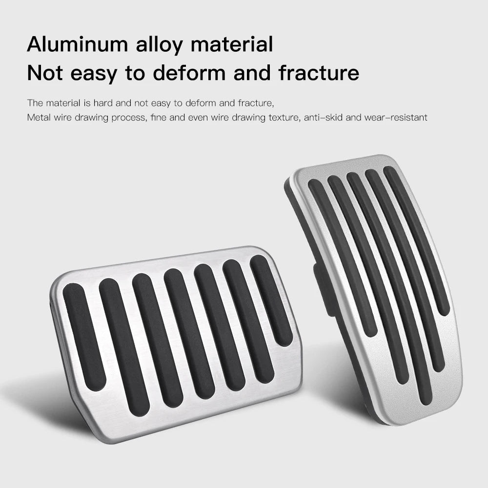 For Tesla Model 3 Model Y 2017 to 2023 Foot Pedal Fuel Brake Pedal Rest Pedal Pads For Tesla Car Accessories RISE DEFENSE SYSTEMS.AI PRODUCTS