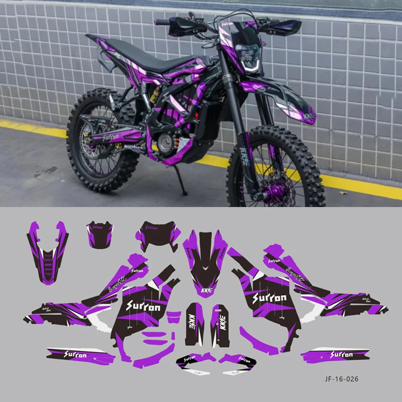 FOR SUR-RON ULTRA Bee Graphics Special thickened crystal plate decal body cover imitation scratch protection UB Mod Stickers RISE DEFENSE SYSTEMS.AI PRODUCTS