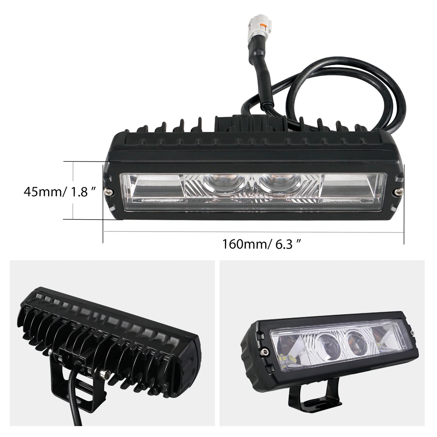 For Surron Light Bee X Plug & Play LED Headlight Light Switch With Mount Bracket For Sur-Ron Light Bee X S L1E Segway X 160 X260 RISE DEFENSE SYSTEMS.AI PRODUCTS