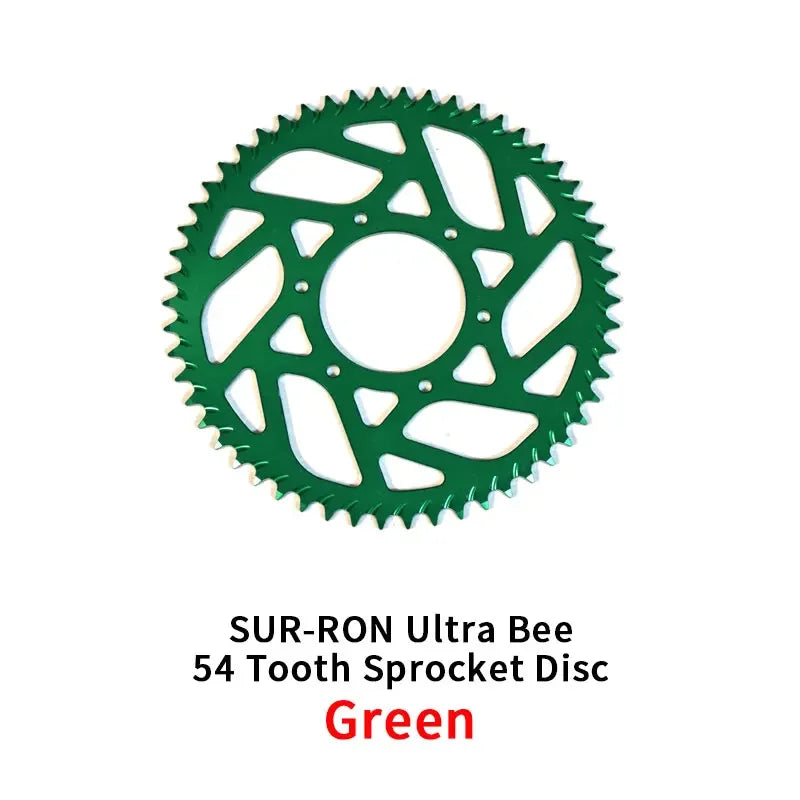For SUR-RON Ultra Bee 54 Tooth Sprocket Disc Sur Ron E-bike Off-road Motorcycle Accessories Surron SUR RON RISE DEFENSE SYSTEMS.AI PRODUCTS