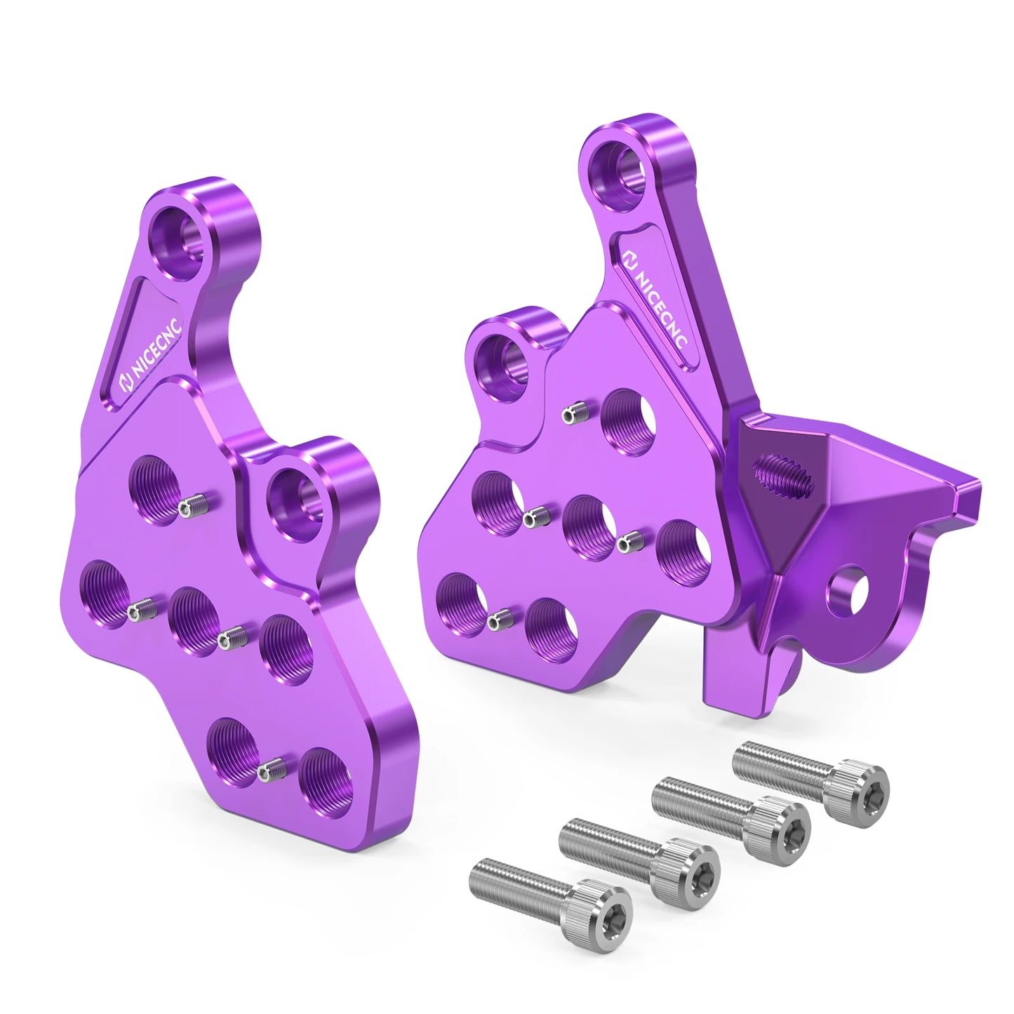 For Surron Light Bee X S L1E LBX Segway X160 X260 NICECNC Electric Dirt Bike Foot Pegs Mount Bracket Footrest Support Brace Kit RISE DEFENSE SYSTEMS.AI PRODUCTS