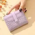 Mini Crocodile Print Clutch Wallet, Short Credit Card Holder, Women's Card Case & Coin Purse Cute Wallet RISE DEFENSE SYSTEMS.AI PRODUCTS