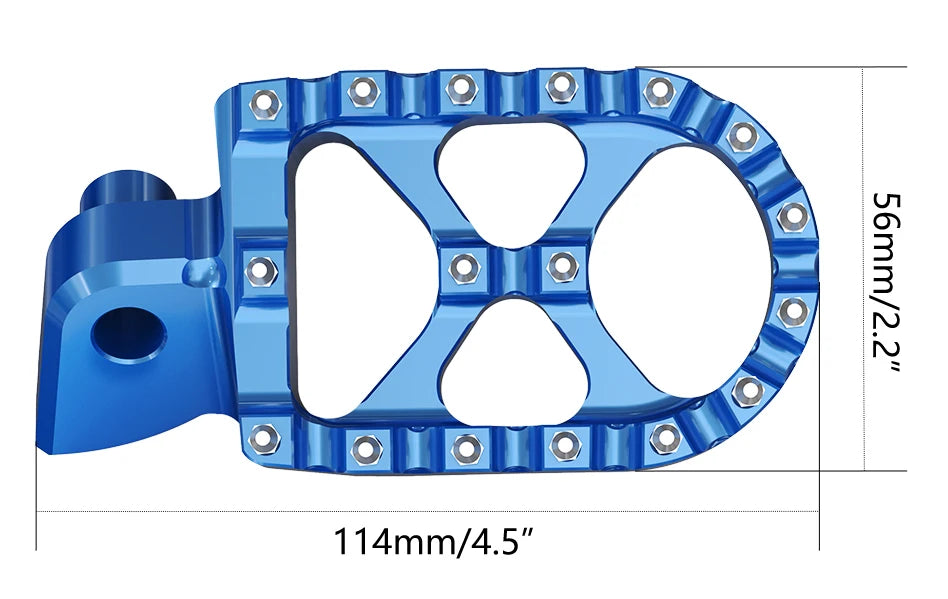 Foot Pegs Pedals FootRest Footpeg For Yamaha WRF YZF 250 450 WR250F YZ65 YZ85 YZ125 YZ250 YZF450 YZ 125X 250X 250FX 450FX WR450F RISE DEFENSE SYSTEMS.AI PRODUCTS