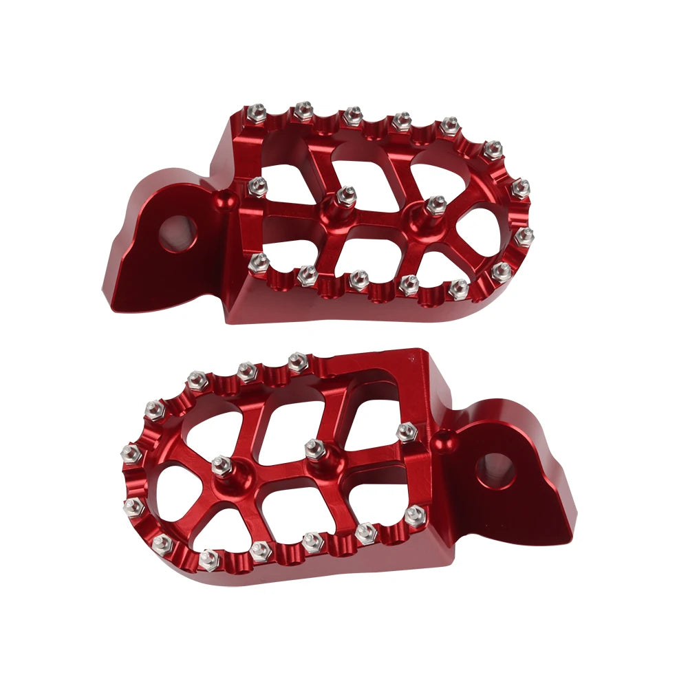 Motorcycle CNC Foot Pegs Footpeg Pedals FootRest For YAMAHA YZ 65 85 125 250 125X 250X 250FX 450FX WR 250F 450F YZF WRF 250 450 RISE DEFENSE SYSTEMS.AI PRODUCTS
