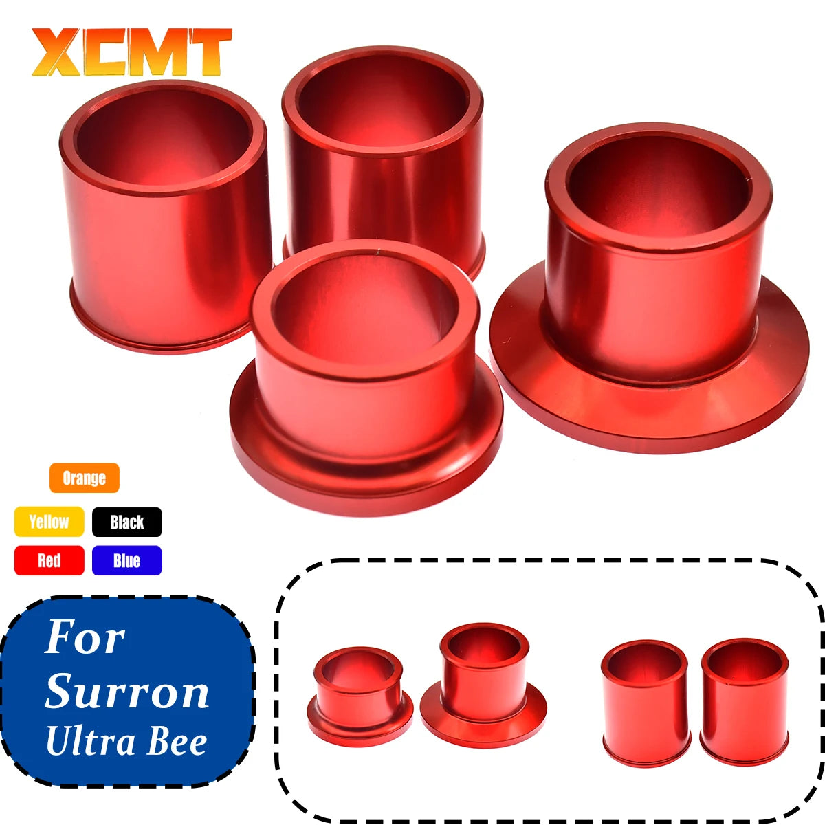 Motorcycle Front Rear Wheel Axle Hub Spacer For Ultra Bee SurRon UltraBee E-bike Off-road CNC Aluminum Electric Accessories RISE DEFENSE SYSTEMS.AI PRODUCTS