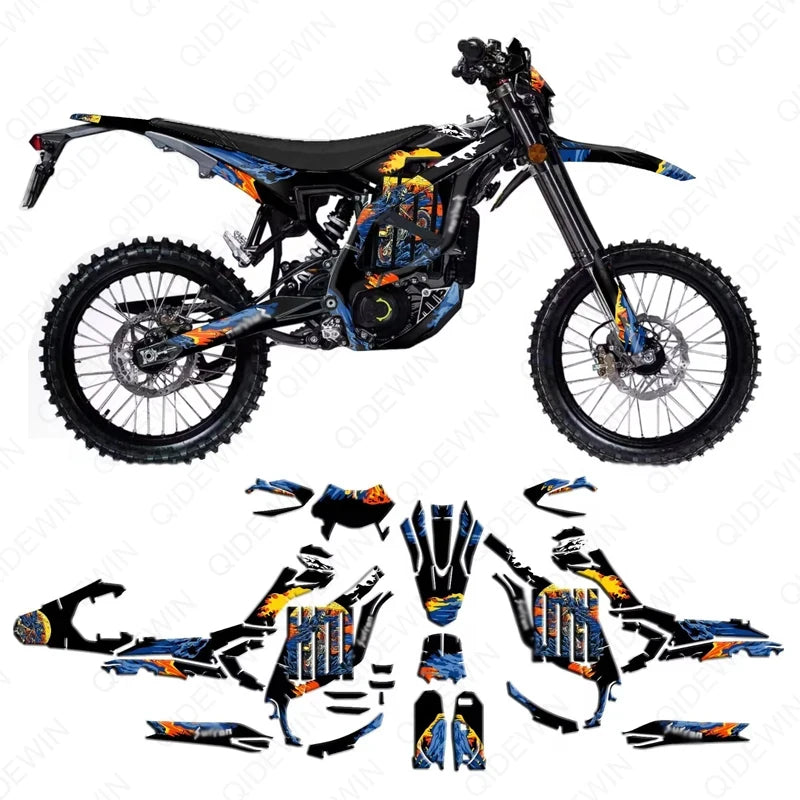 forSUR-RON Ultra Bee Holographic Graphics Special thickened laser colours decal body cover imitation scratch protection stickers RISE DEFENSE SYSTEMS.AI PRODUCTS