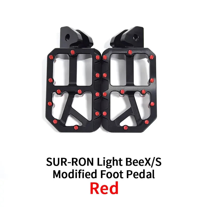 For Surron 2024 New Customized Modified Pedals Foot Pedal Modification Accessories Sur Ron RISE DEFENSE SYSTEMS.AI PRODUCTS