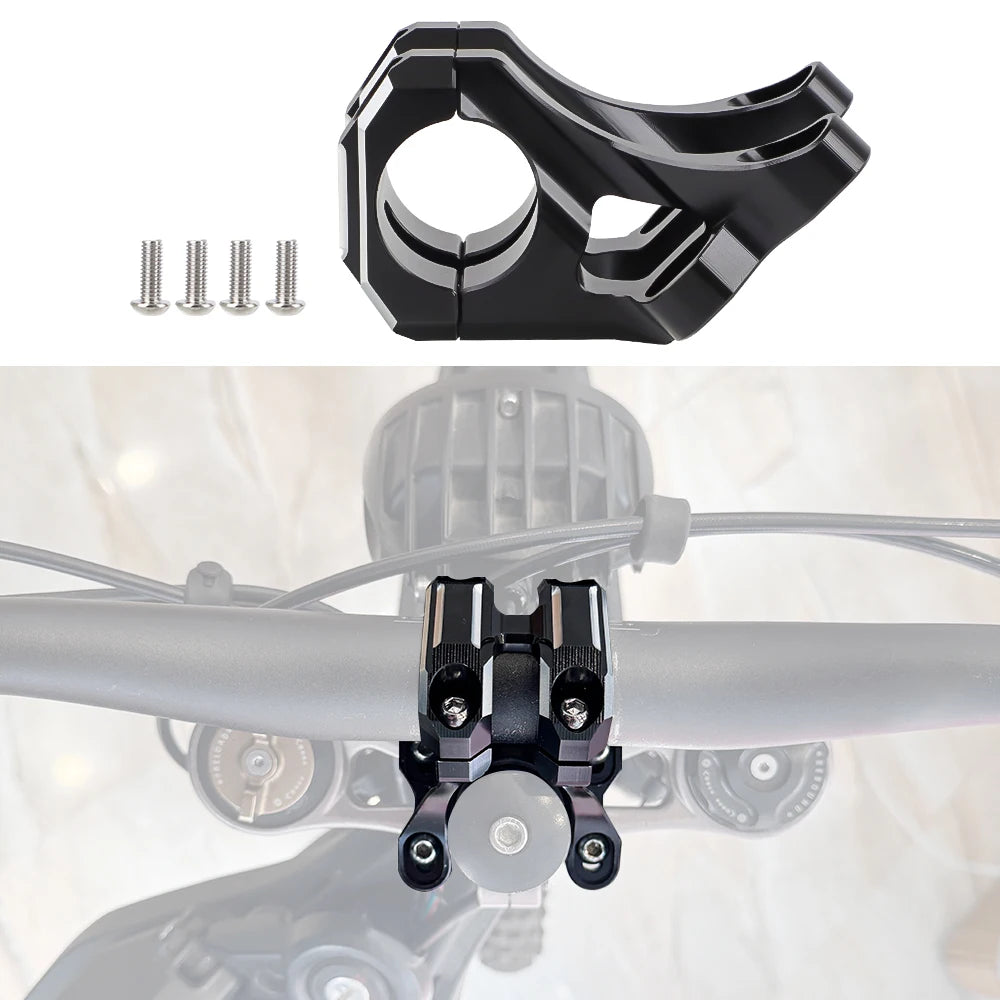 Motorcycle Front Handlebar Bracket For Surron Light Bee X S Sur Ron Electric Motocross Steering Stem Modified Parts Aluminum RISE DEFENSE SYSTEMS.AI PRODUCTS