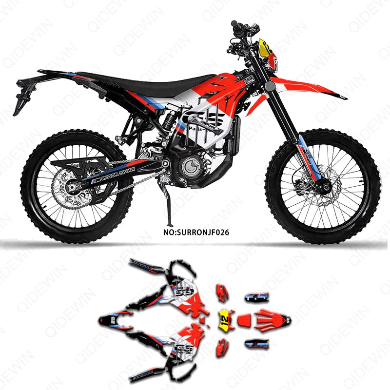 FOR SUR-RON ULTRA Bee Graphics Special thickened crystal plate decal body cover imitation scratch protection UB Mod Stickers RISE DEFENSE SYSTEMS.AI PRODUCTS