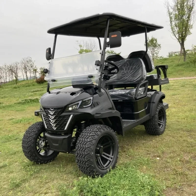 Customize New Club Sightseeing Golf Car 4/6 Seater 48V 60V Off-road Solar Electric Golf Cart RISE DEFENSE SYSTEMS.AI PRODUCTS