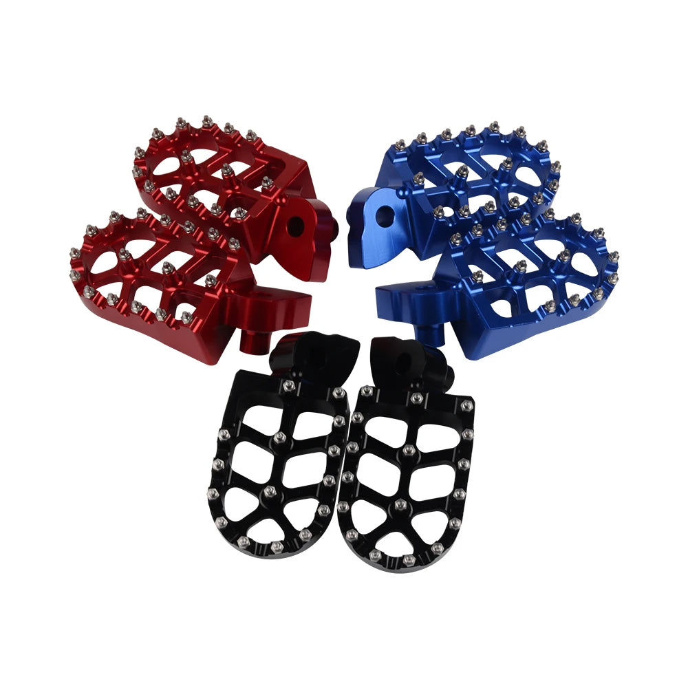 Motorcycle CNC Foot Pegs Footpeg Pedals FootRest For YAMAHA YZ 65 85 125 250 125X 250X 250FX 450FX WR 250F 450F YZF WRF 250 450 RISE DEFENSE SYSTEMS.AI PRODUCTS