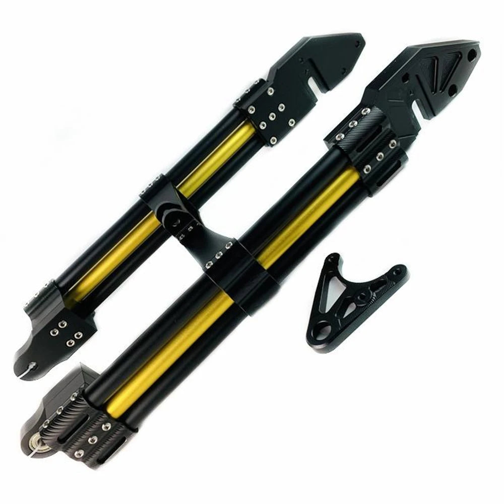 Electric Motorcycle Swing Arm New 3D CNC Adjustable 3-tube Water Pipe Rear Flat Fork Universal For M3 M5 M6 Little Monkey Modify RISE DEFENSE SYSTEMS.AI PRODUCTS