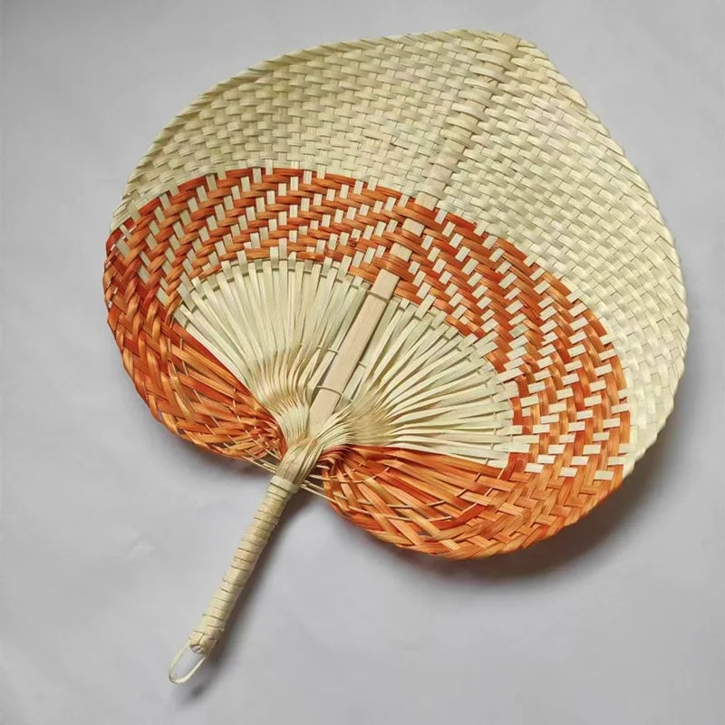 1pc Woven Bamboo Hand Fans Wedding Favors for Guests Boho Fan Wall Decoration Raffia Folding Hand Fans Abanicos De Mano RISE DEFENSE SYSTEMS.AI PRODUCTS