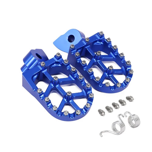 Motorcycle CNC Foot Pegs Rests Footpegs Footrests For Yamaha YZ65 YZ85 YZ125 YZ250 YZ 65 85 125 250 250F 125X 450F WR 250F 450F RISE DEFENSE SYSTEMS.AI PRODUCTS