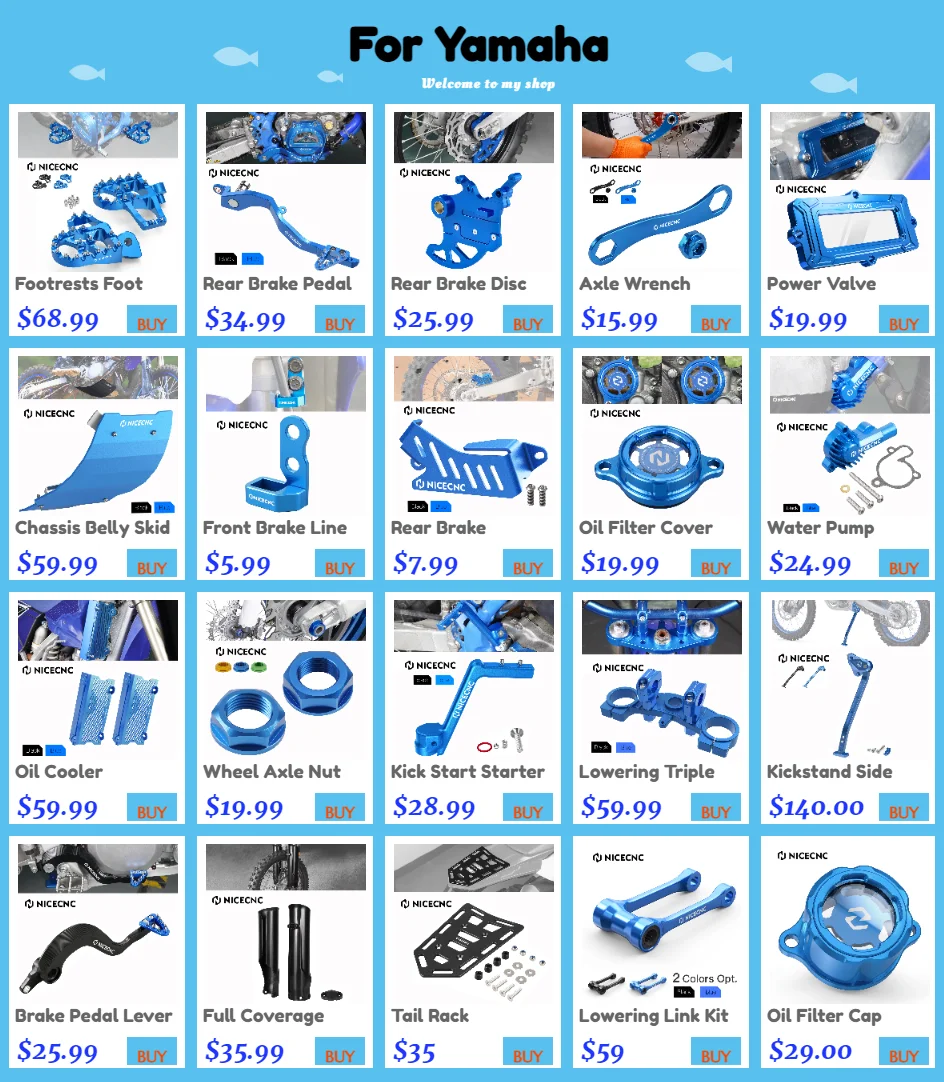 Foot Pegs Pedals FootRest Footpeg For Yamaha WRF YZF 250 450 WR250F YZ65 YZ85 YZ125 YZ250 YZF450 YZ 125X 250X 250FX 450FX WR450F RISE DEFENSE SYSTEMS.AI PRODUCTS