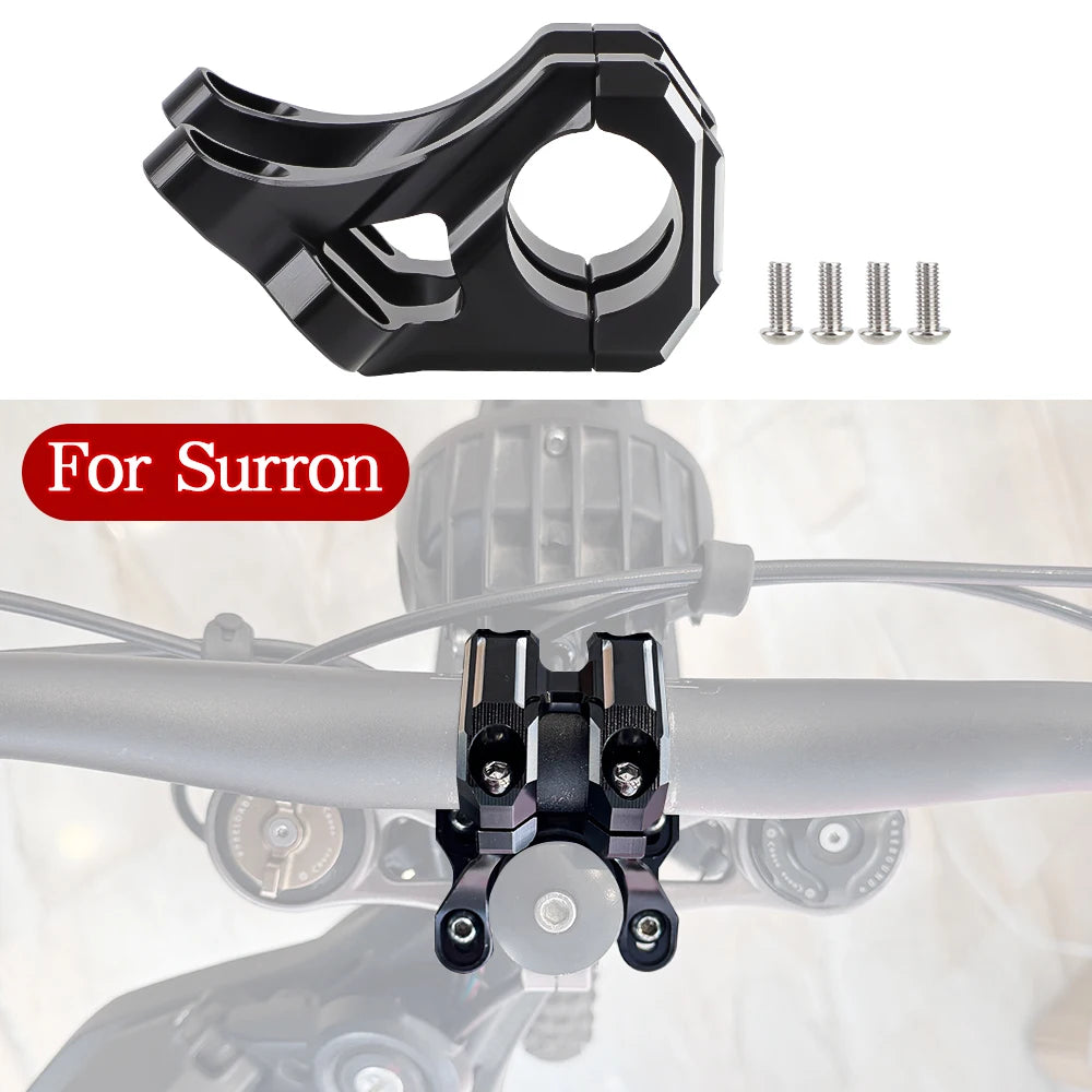Motorcycle Front Handlebar Bracket For Surron Light Bee X S Sur Ron Electric Motocross Steering Stem Modified Parts Aluminum RISE DEFENSE SYSTEMS.AI PRODUCTS