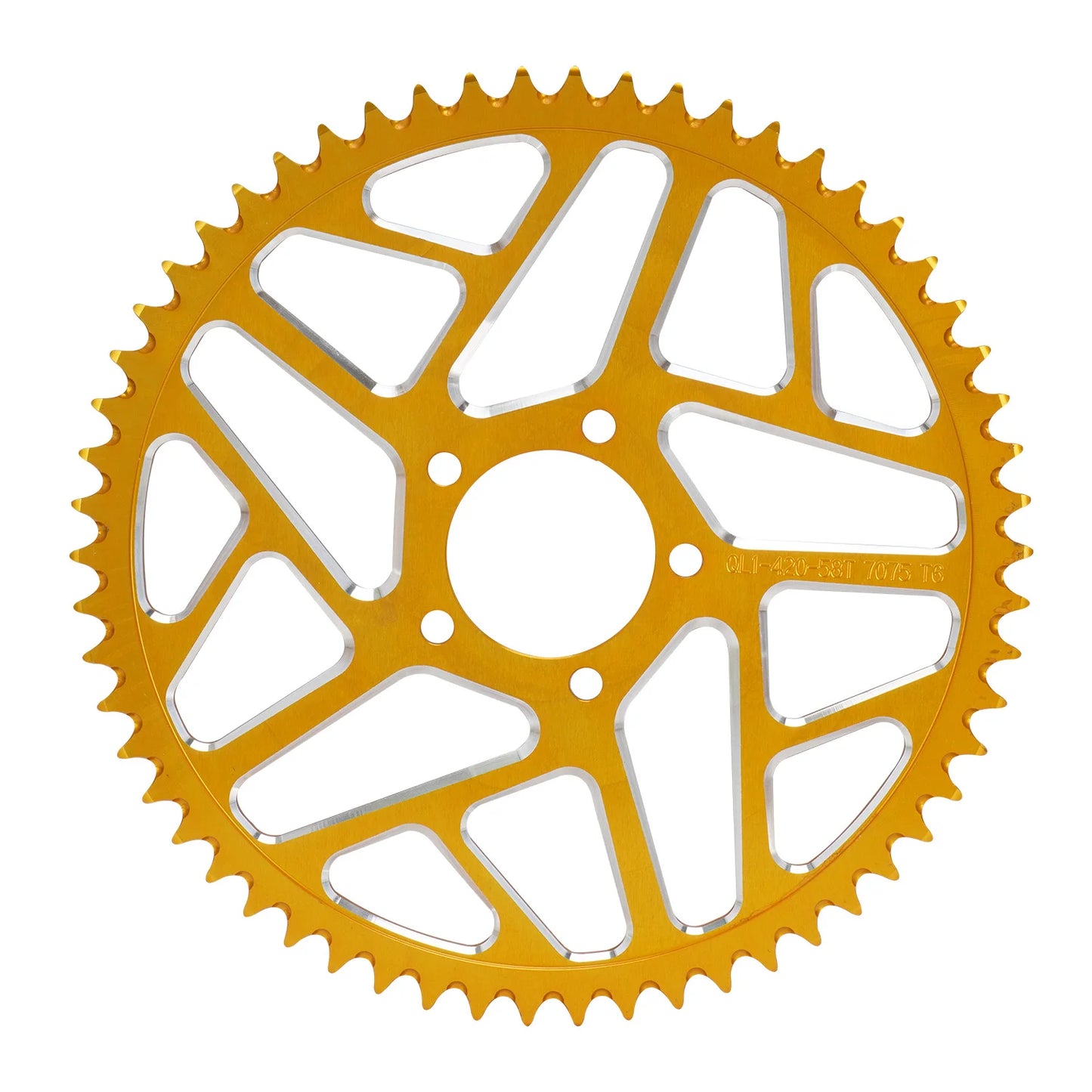 Motorcycle Chain Sprocket Aluminum For Talaria Sting Electric Dirt Bike 58T 62T For Surron Segway Light Bee S X 160 260X160 X260 RISE DEFENSE SYSTEMS.AI PRODUCTS