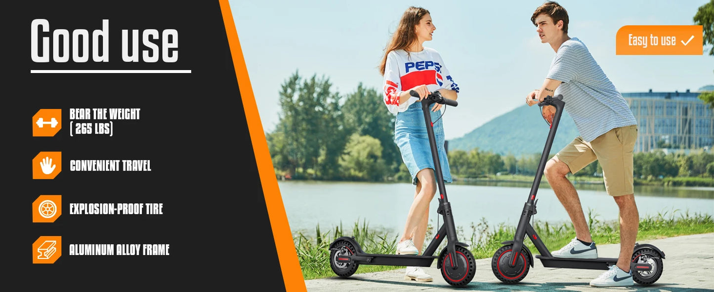 350W Foldable Electric Scooter for Adults Teens,Explosion-proof Tires,Dual Brake System Lightweight High Quality E-scooter RISE DEFENSE SYSTEMS.AI PRODUCTS