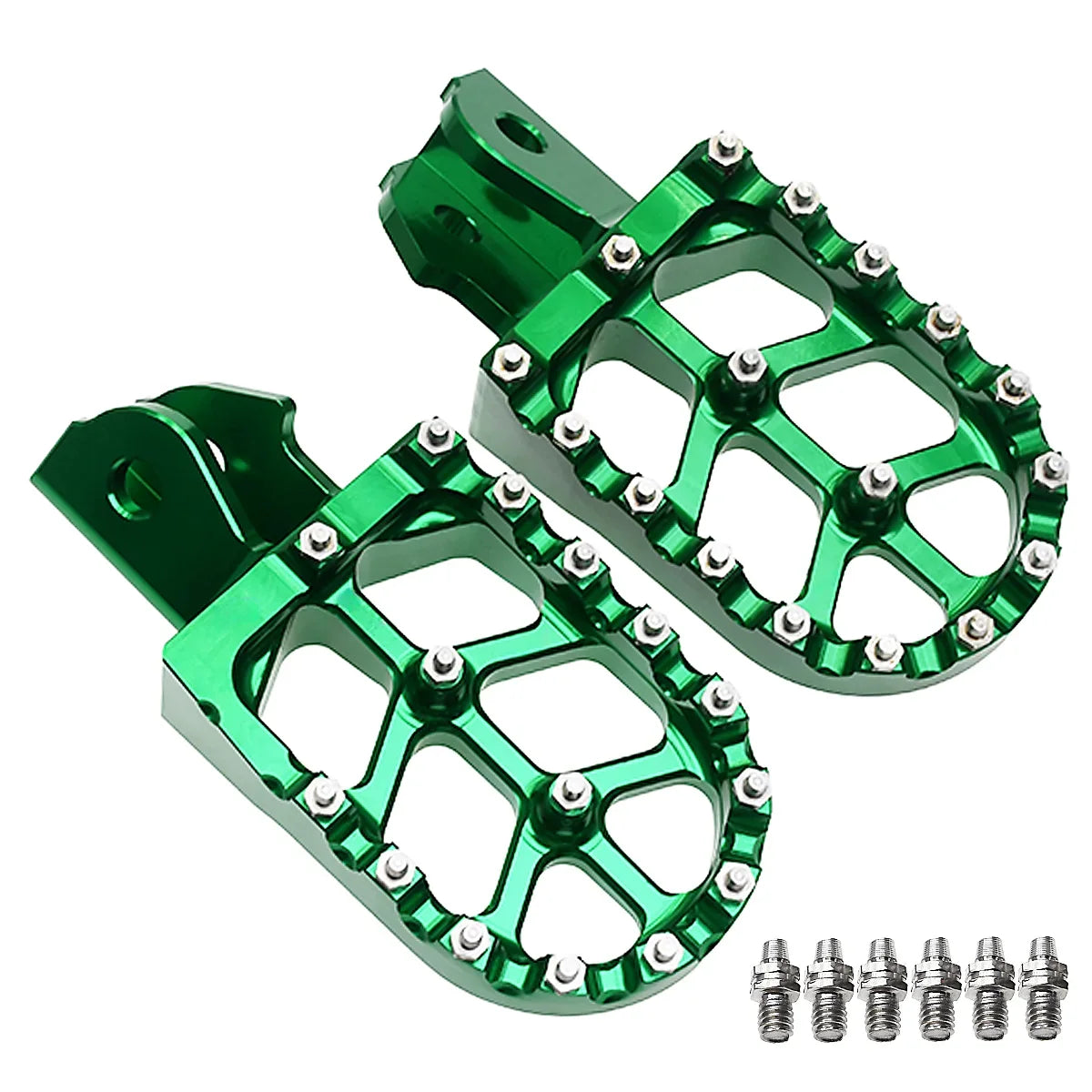 Motorcycle CNC Footpegs Foot Pegs Rests Pedals For Sur-Ron Surron Sur ron Light Bee S Light Bee X Off-Road Electric Foot Pedals RISE DEFENSE SYSTEMS.AI PRODUCTS