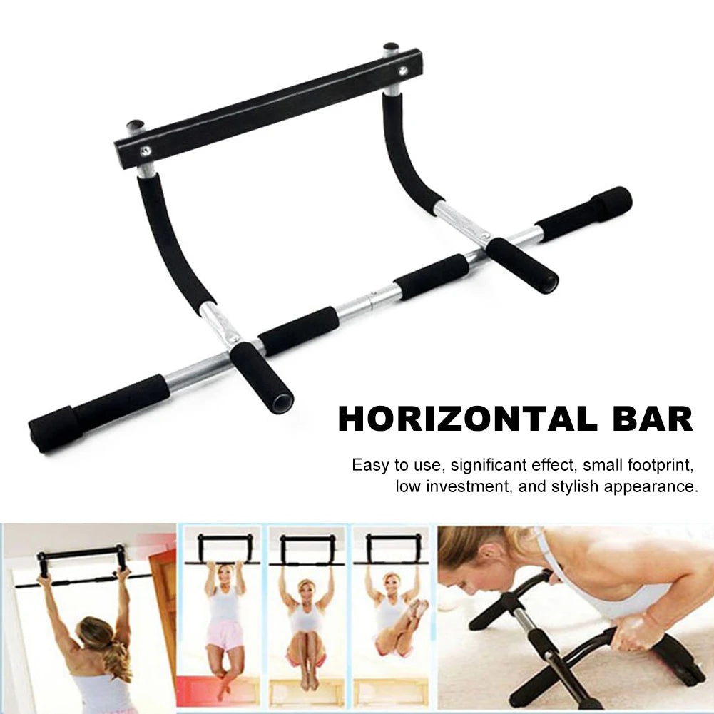 New Pull Up Bar No Drilling Steel Chin Up Bar Max Limit 100KG Door Mounted Bar with Padded Handles for Home Gym Strength Trainer RISE DEFENSE SYSTEMS.AI PRODUCTS